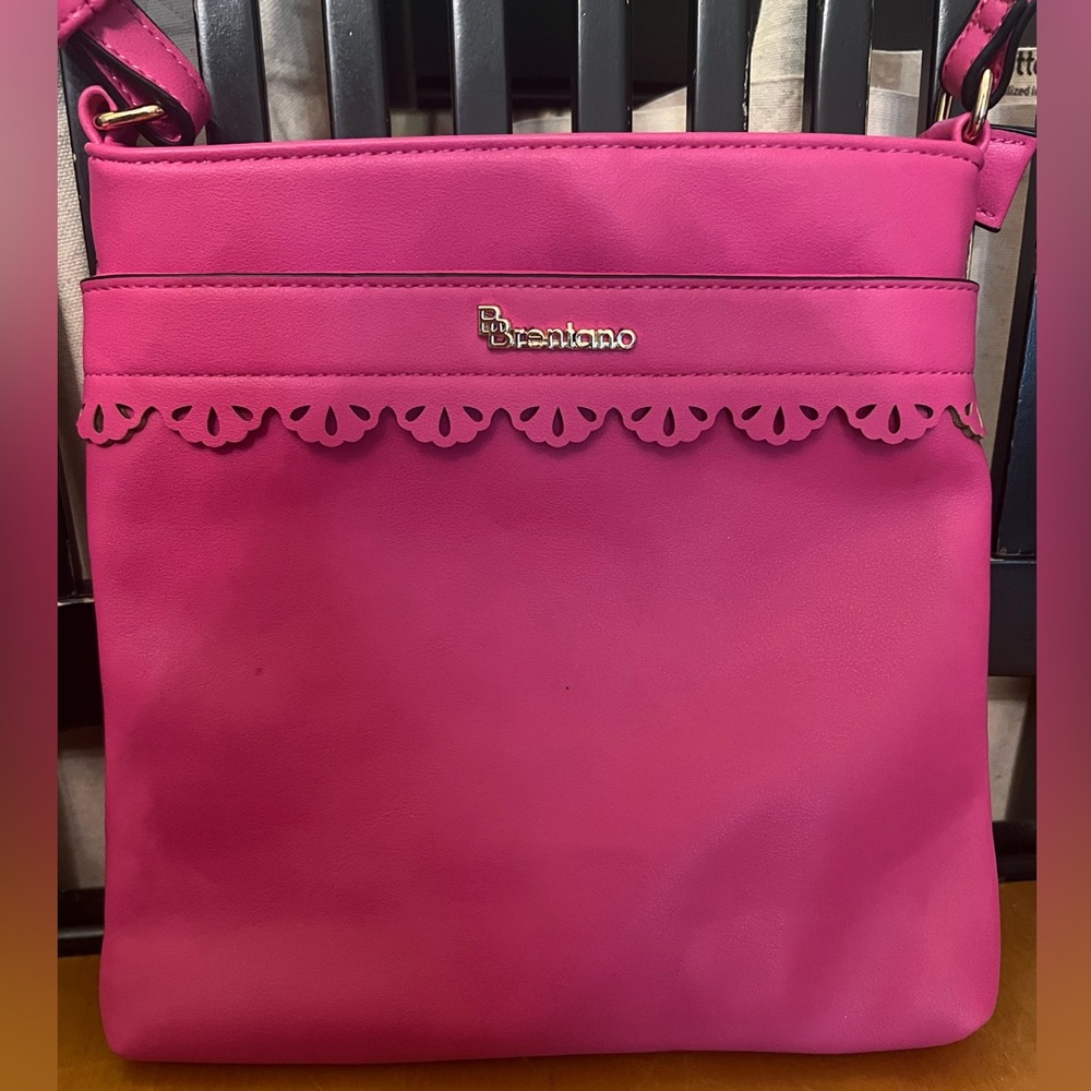 Faux leather crossbody - from Charming Charlie